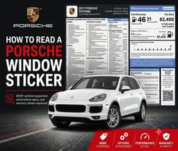 The Ultimate Porsche Window Sticker Guide: Decode the Monroney Label Like a Pro